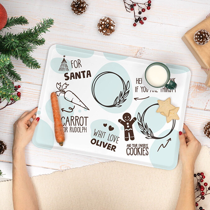 Tarjotin omalla kuvalla