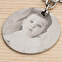 Engraved baby keyring