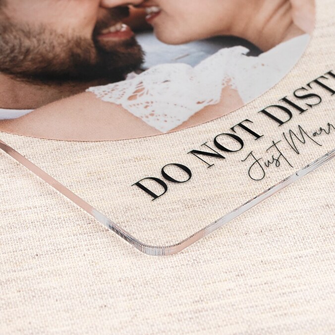 Gepersonaliseerde acryl deurhanger