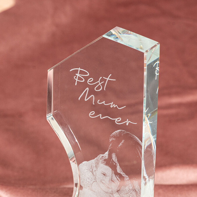 Personalizowane trofeum nr. 1, szkło