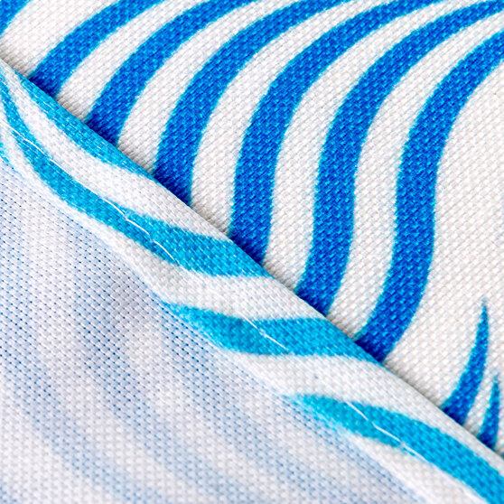 Detail látkového personalizovaného ubrusu