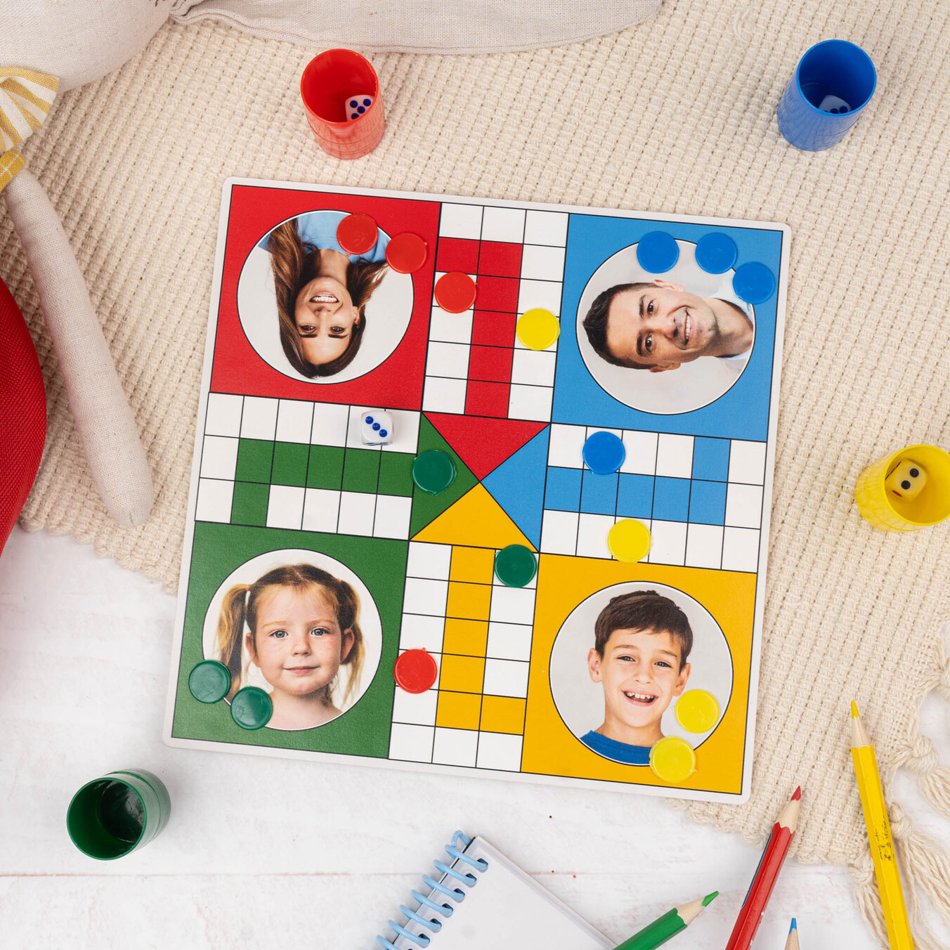 Jogo do ganso e Ludo personalizados