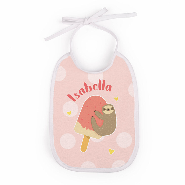 Bavoir Eponge Bebe Personnalise Wanapix