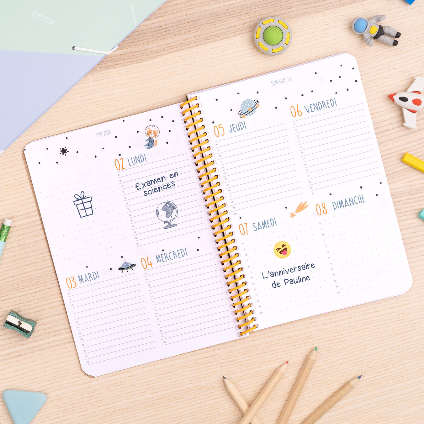 Agenda A6 personnalisé