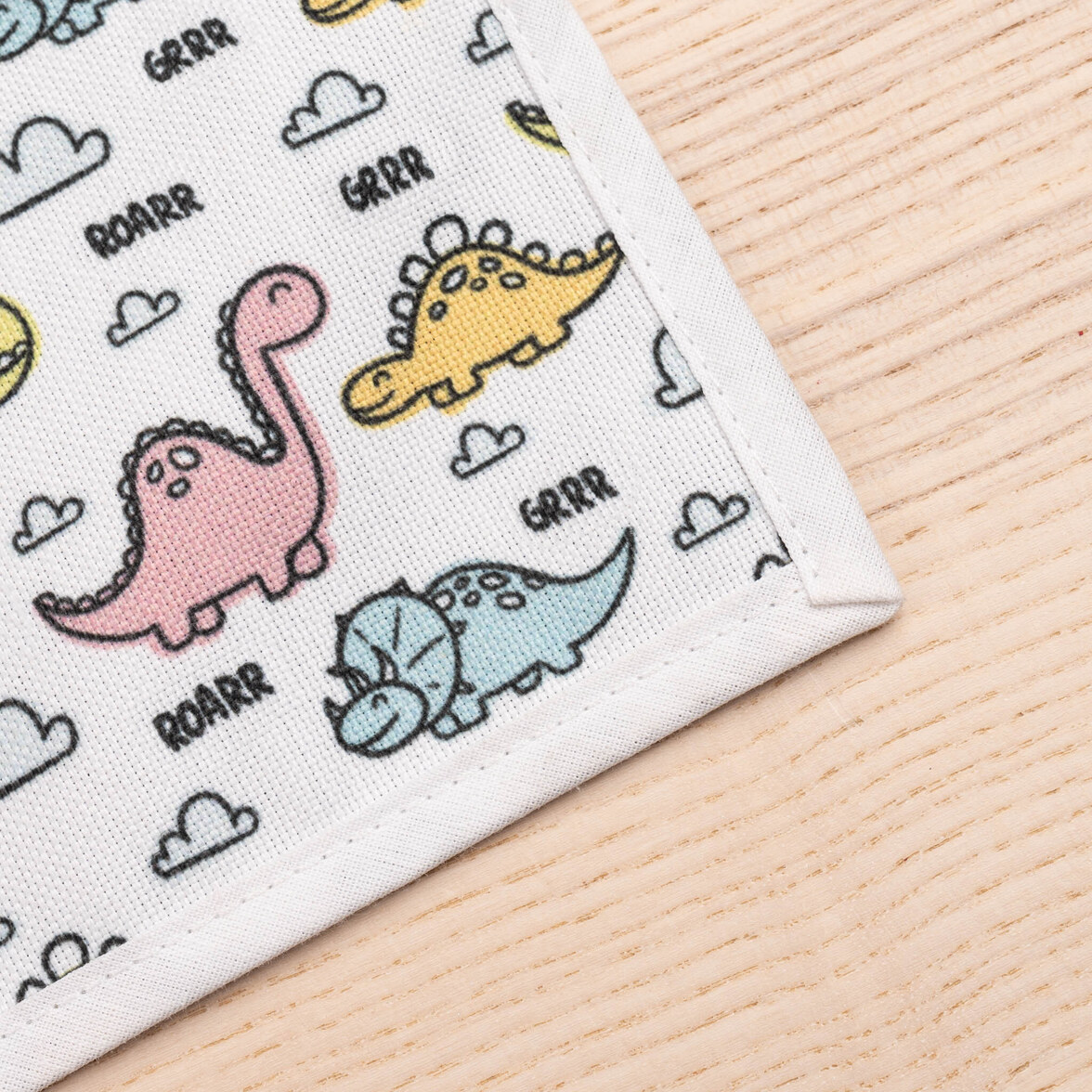 Personalised fabric chalkboard mat Personalised chalkboard placemat