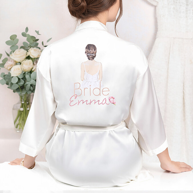 Personalised bridal gown