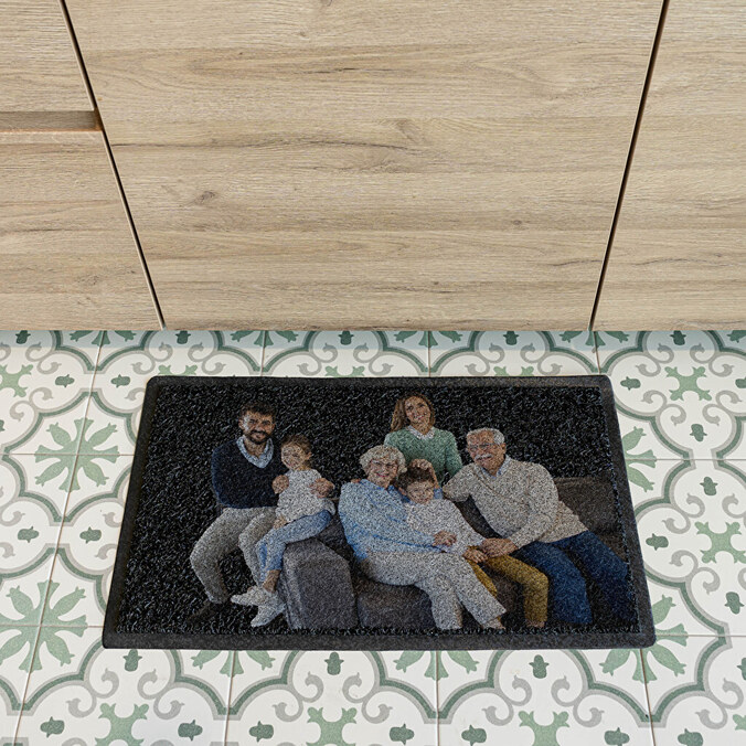 Felpudos de rizo personalizados