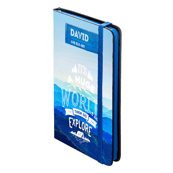 Libretas personalizadas con banda elástica
