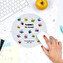 Tappetino mouse rotondo personalizzato Tappetino mouse rotondo personalizzato