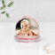 Personalised heart snowglobe