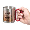 Caneca inox personalizada com mosquetão