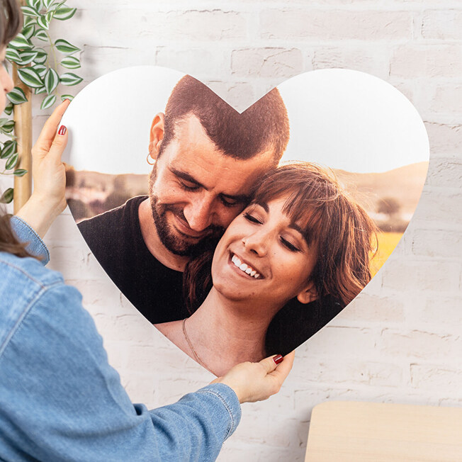 Corazón gigante personalizado de madera Corazón gigante personalizado de madera