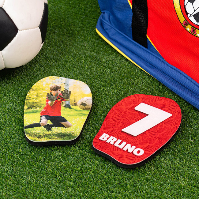 Personalised shin pads