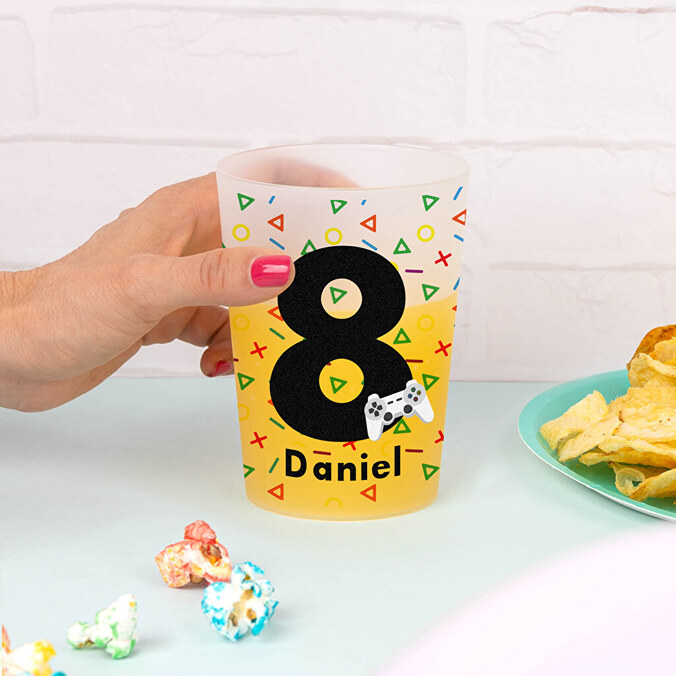 Personalised reusable plastic cup