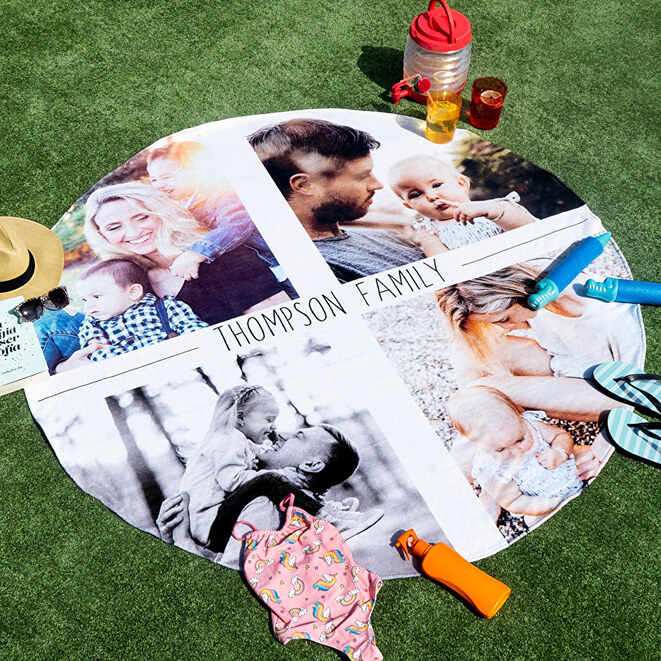 Personalizowane okrągłe ręczniki Personalizowane okrągłe ręczniki