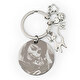 Porta-chaves gravados com charms de gatos