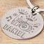 Engraved music keyring Engraved music keyring