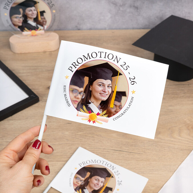 Personalised paper flags