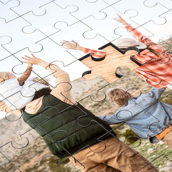 Holzpuzzle selber gestalten