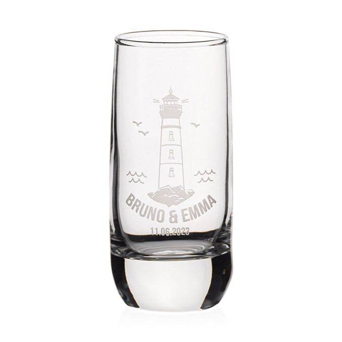 Personlige graverede shotglas