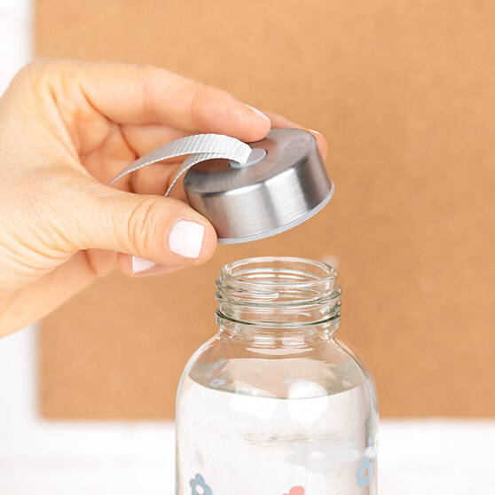 Botellas de cristal reutilizables y personalizadas