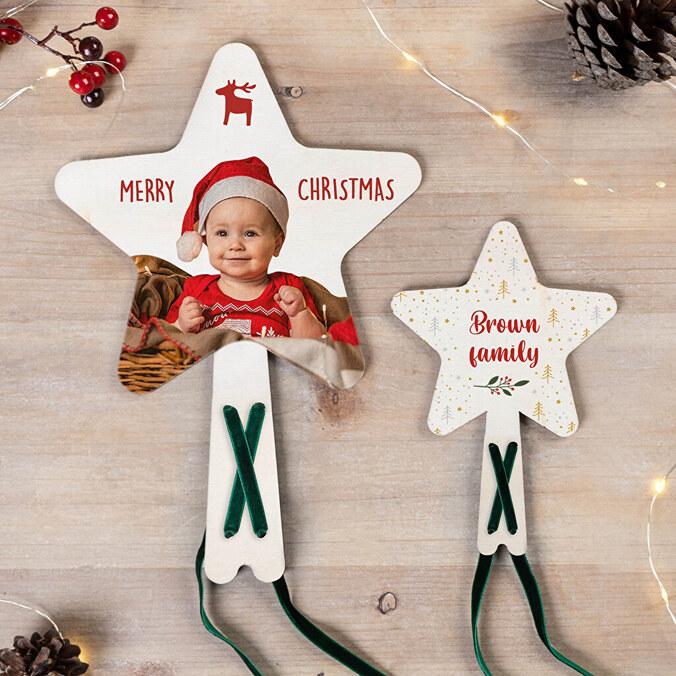 Personalised tree topper