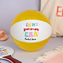 Personalised inflatable beach ball