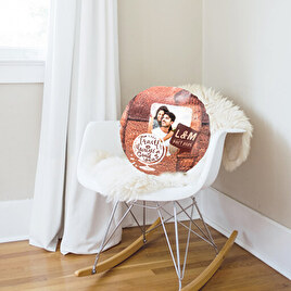 Leatherette Round Cushions