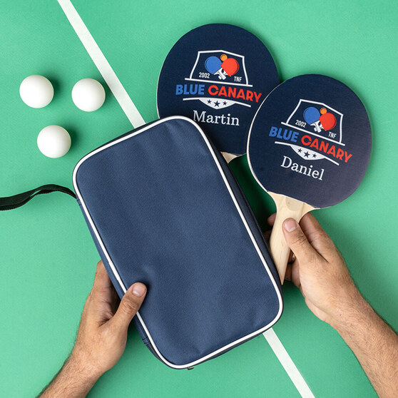 Personalised ping pong paddles