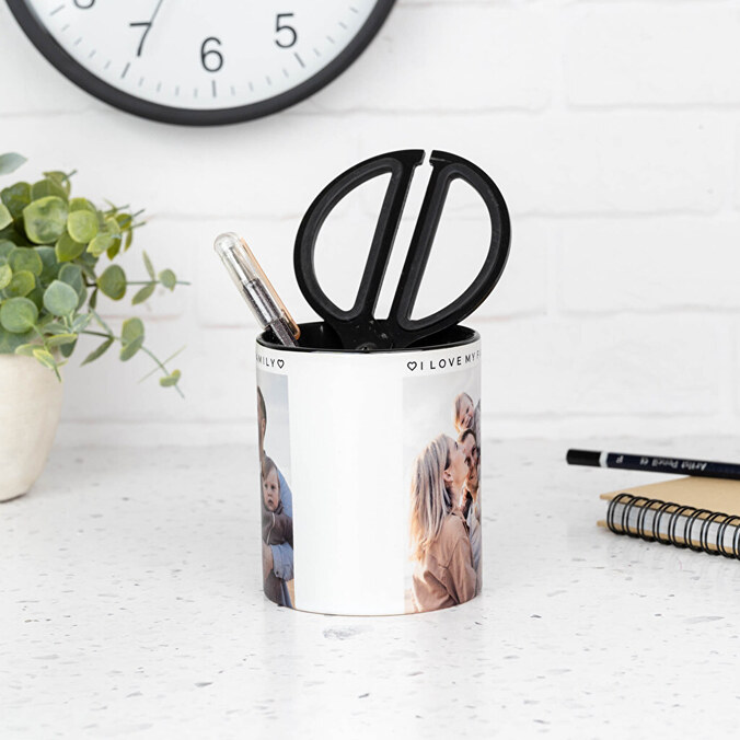 Personalised pencil pot
