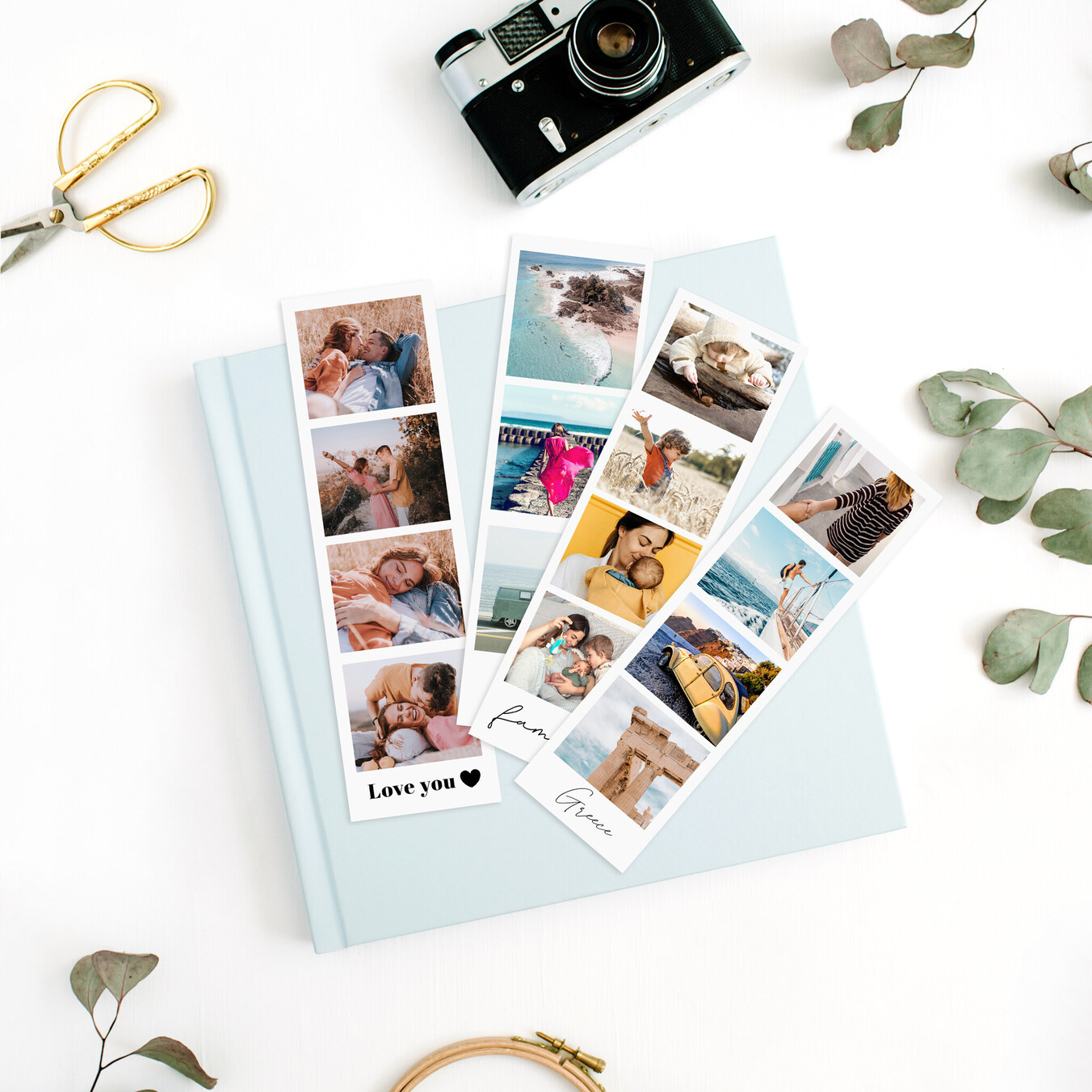 Personalised photo strips