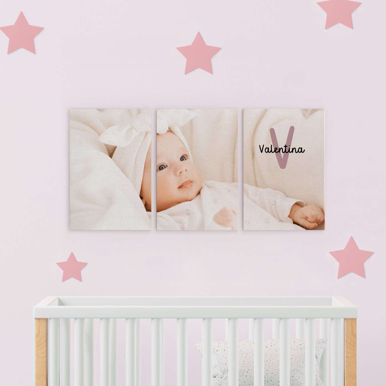 Personalised Triptych canvas print