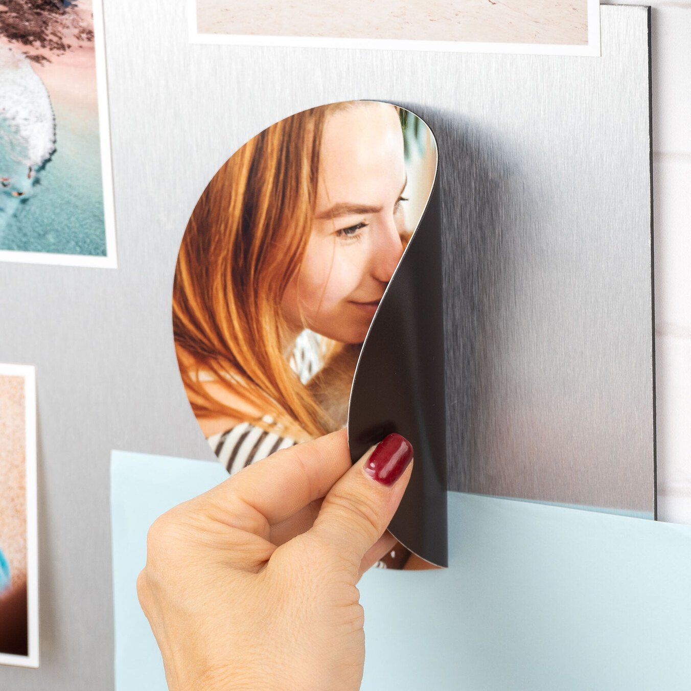 Personalizowany okragly magnes elestyczny 5ø cm