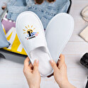Personalised hotel and travel slippers