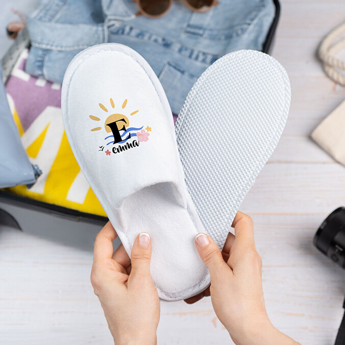 Zapatillas de hotel y viaje personalizadas