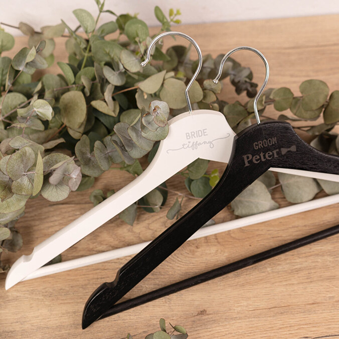 Personalised wooden hangers