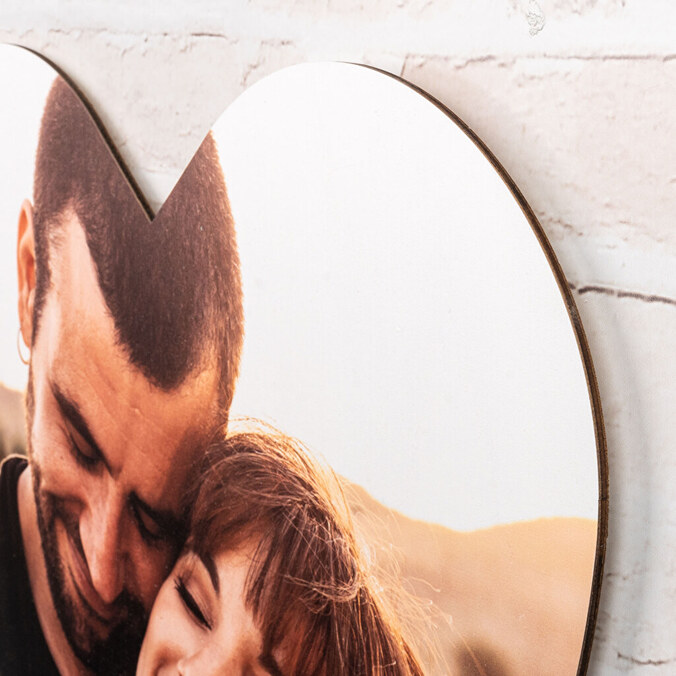 Personalised giant wooden heart