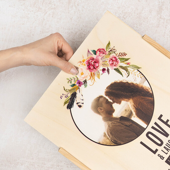 Personlig tredobbelt vinkasse