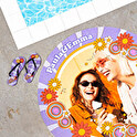 Toallas redondas personalizadas