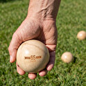 Petanque-Set mit gravierten Kugeln