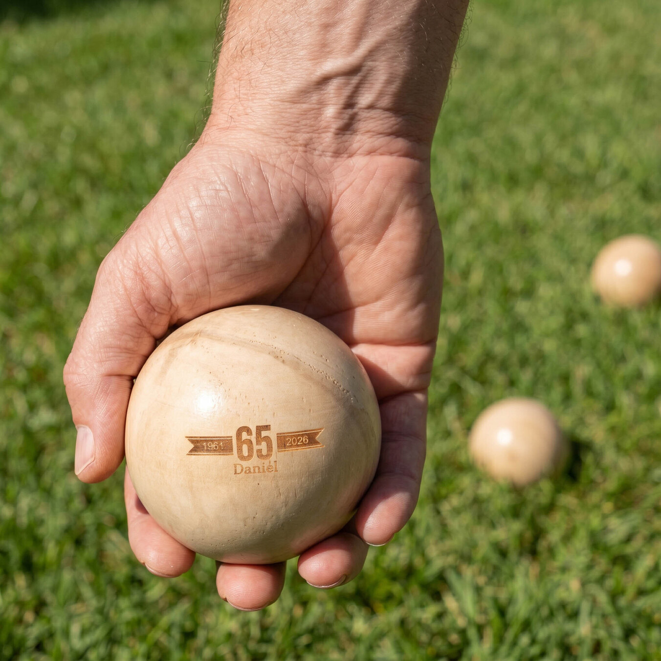 Jeu de boules spel graveren