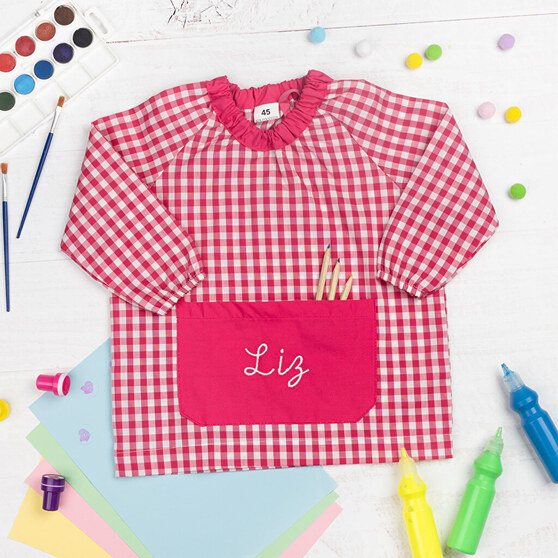 Blouse d’école avec prénom brodé Blouse d’école avec prénom brodé