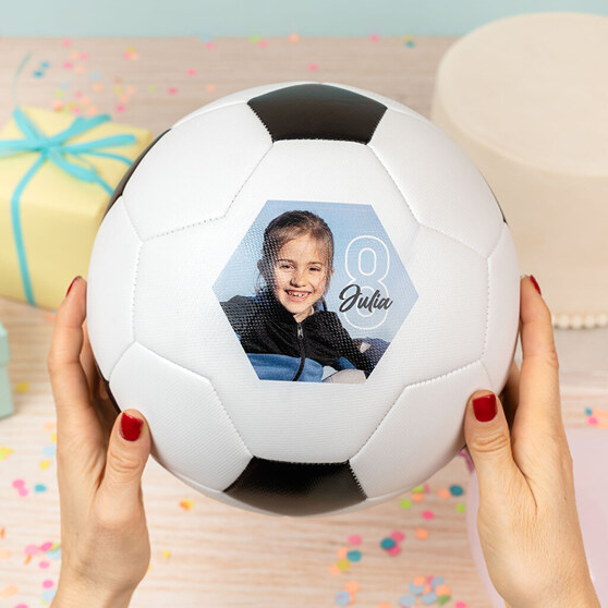 Personalised football ball