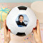 Personlig fotboll med tryckt