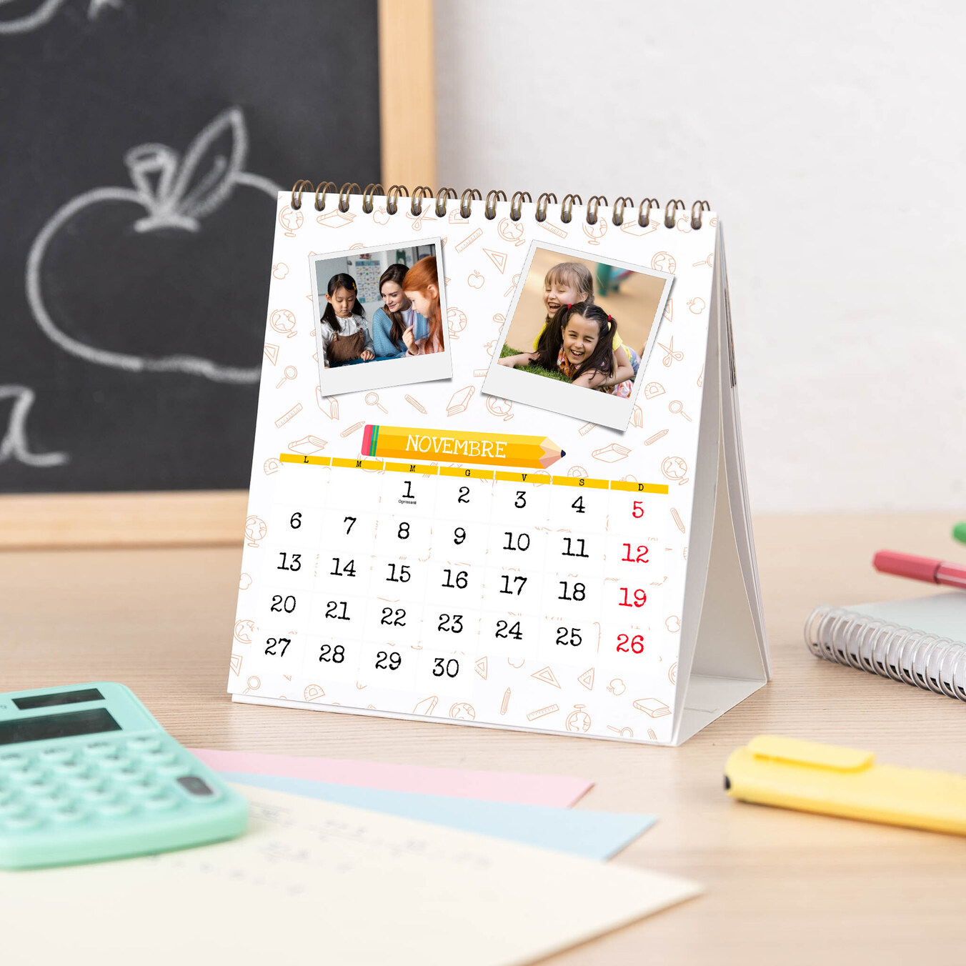 Calendari da tavolo personalizzati
