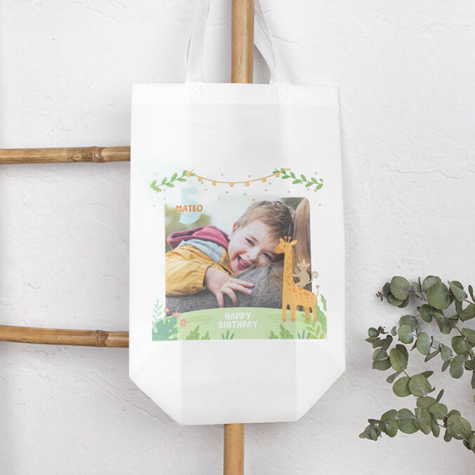 Personalised big advertising bag