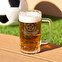 Jarra de cerveza grabada