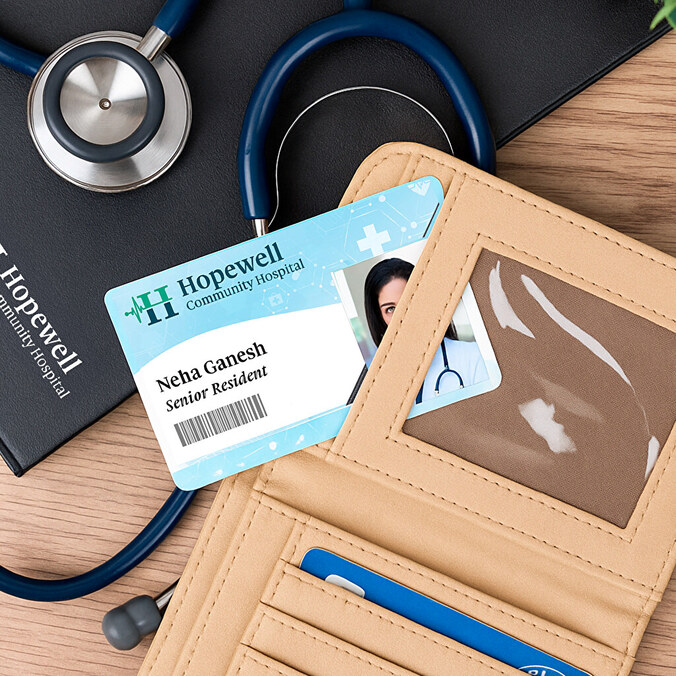 Personalised plastic card