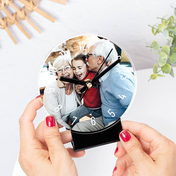 Horloge de table personnalisée