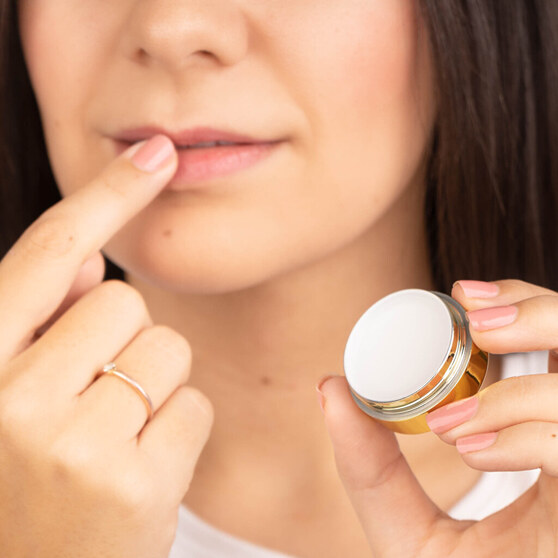 Lip balm with SPF15 protection